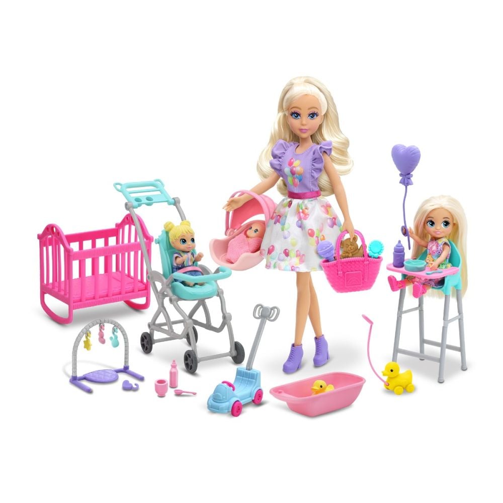 Papusa Dreameez, Baby Nursery, 25 piese