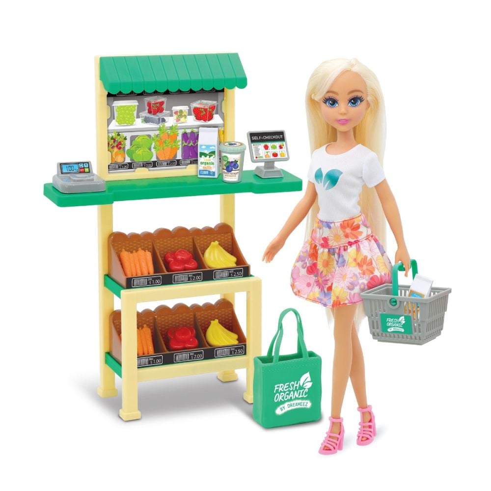 Set de joaca cu papusa, Dreameez, Supermarket