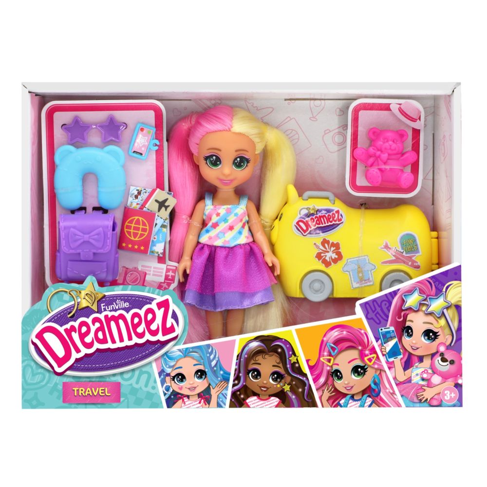 Papusa cu accesorii de voiaj, Dreameez, Travel