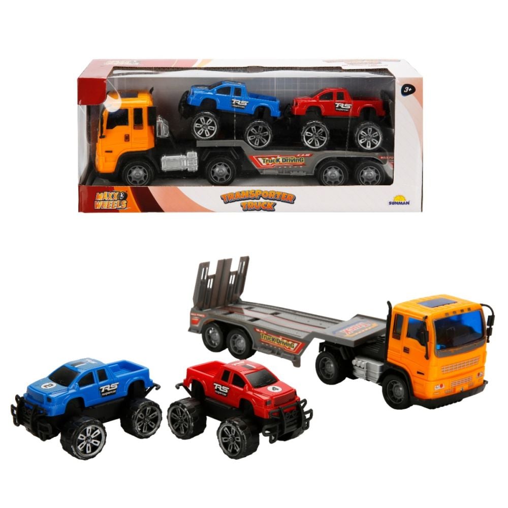 Transportator cu vehicule, Maxx Wheels, 28 cm