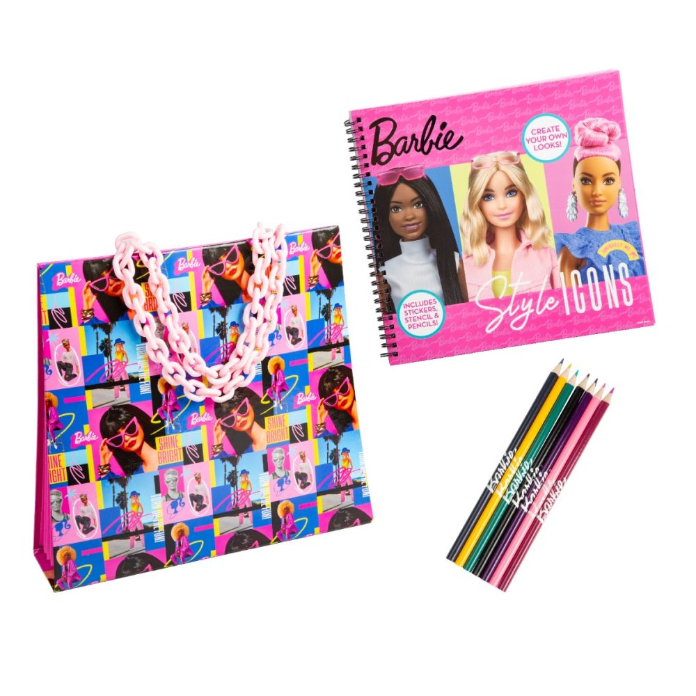 Set pentru desen in geanta de mana, Barbie, Fashion Artist