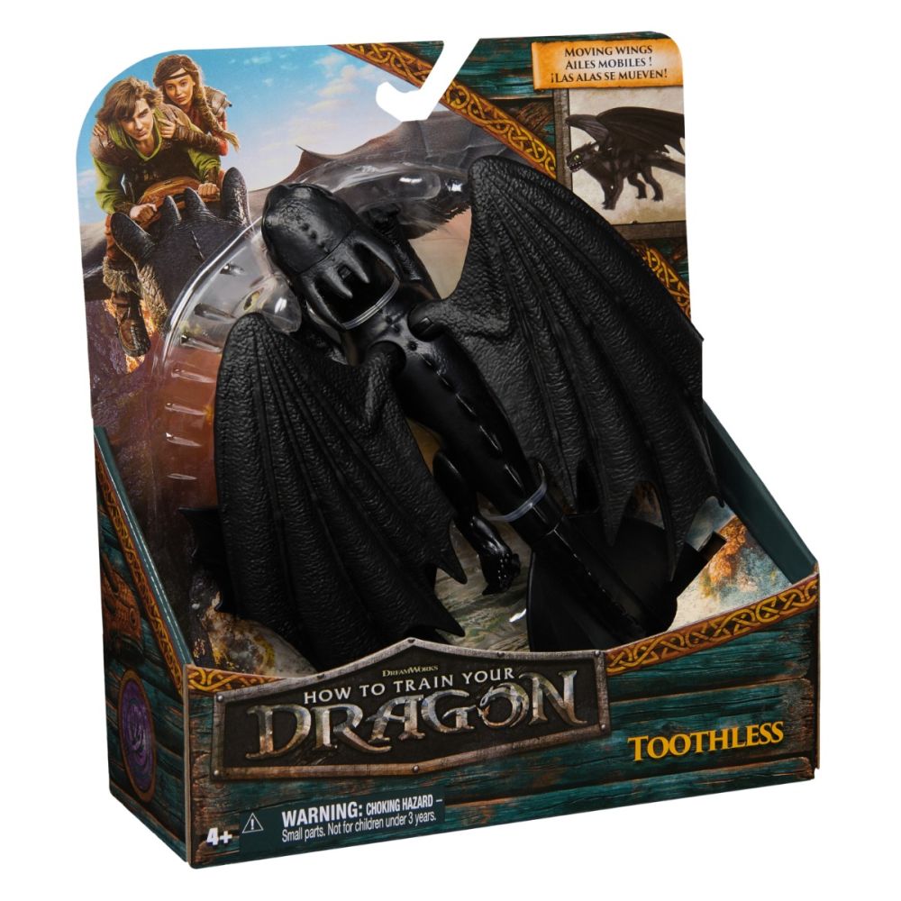 Mini figurina dragon, DreamWorks Dragons, Toothless, 20153913 | Noriel