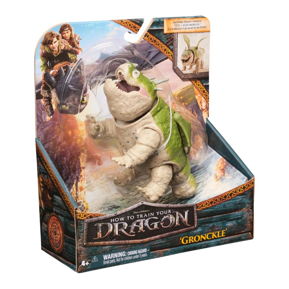 Mini figurina dragon, DreamWorks Dragons, Gronckle, 20154222