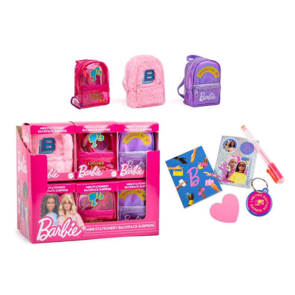 Mini rucsac cu accesorii surpriza, Barbie