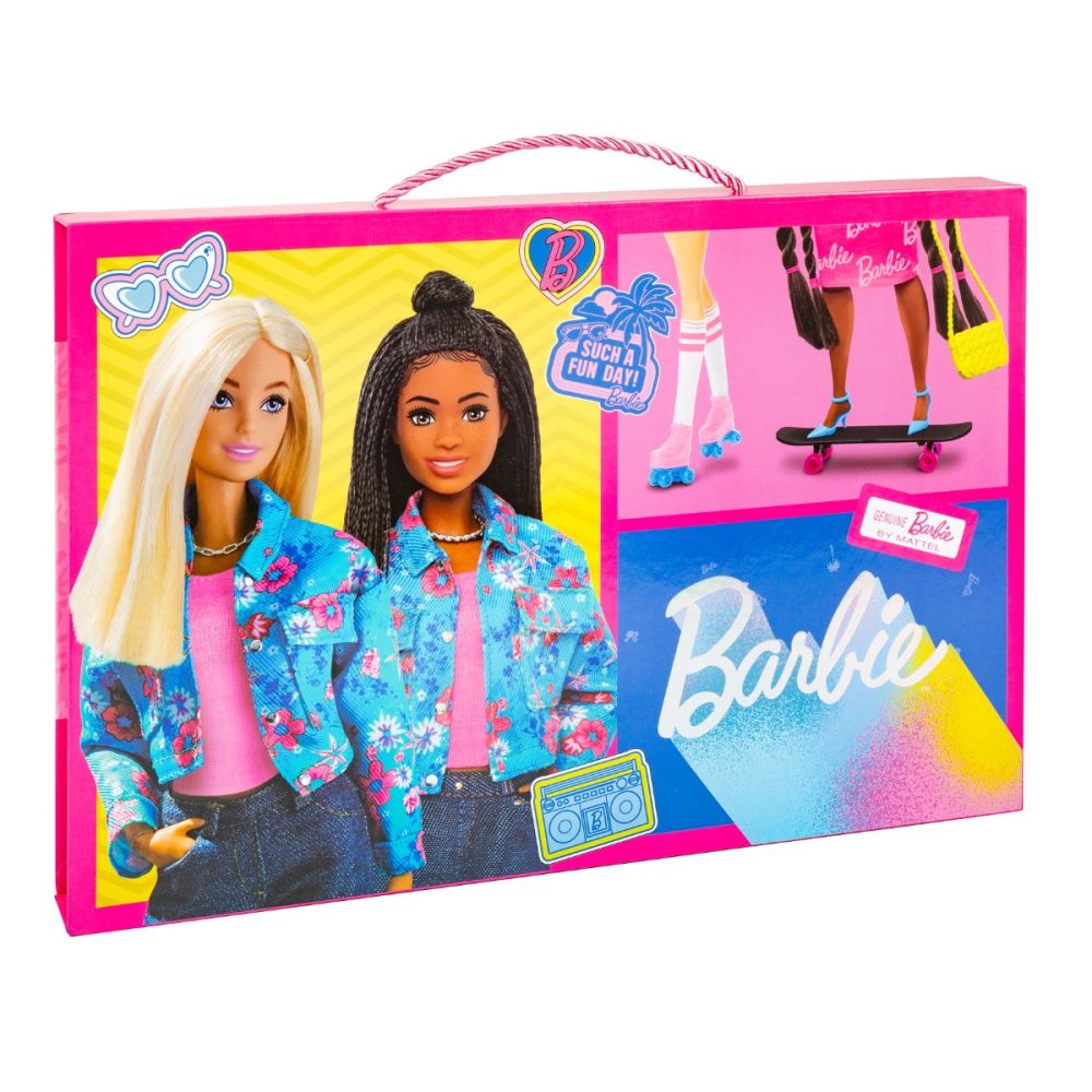 Set de colorat, Barbie Deluxe Fashion Designer