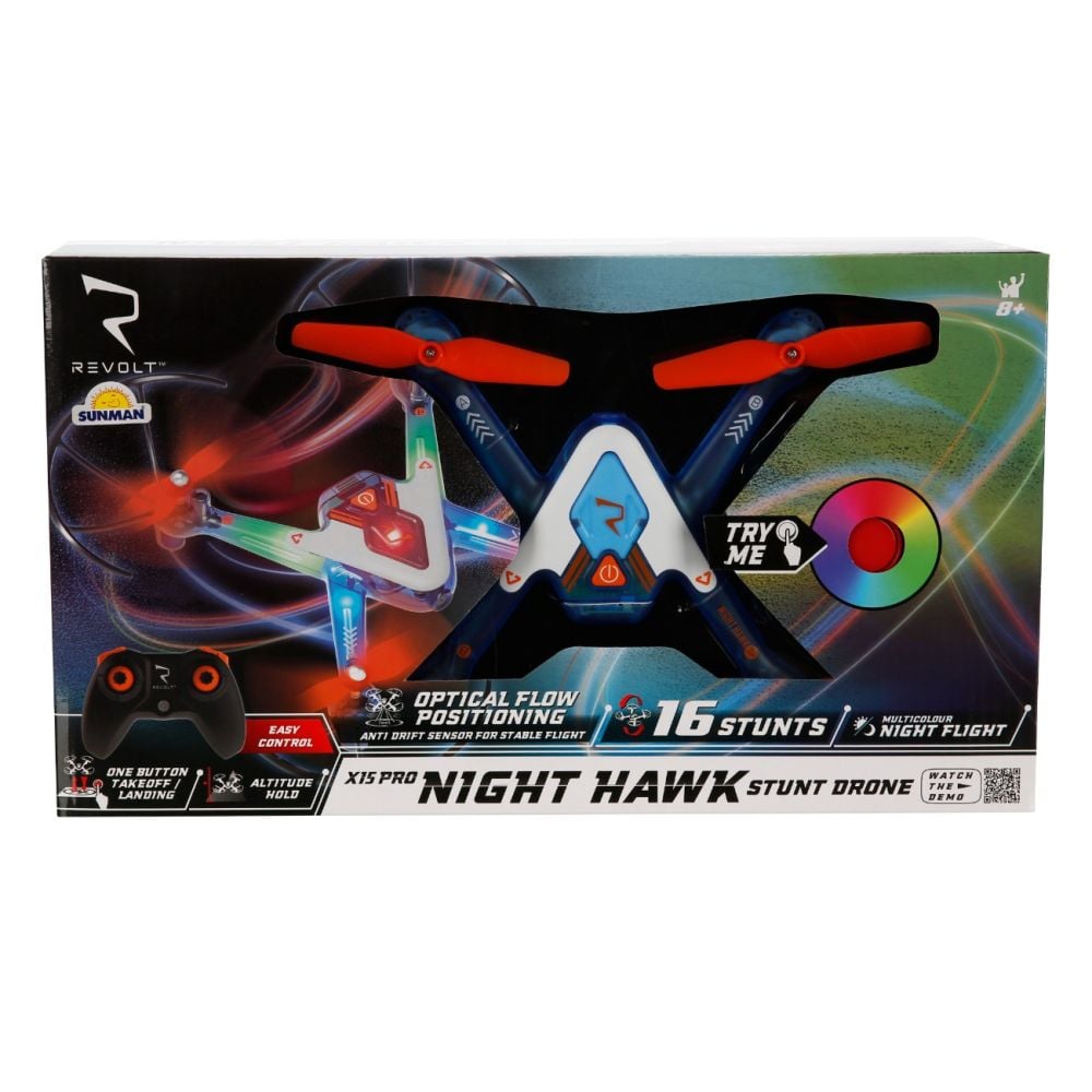 Drona cu telecomanda, Revolt, Night Hawk Stunt, X15 Pro