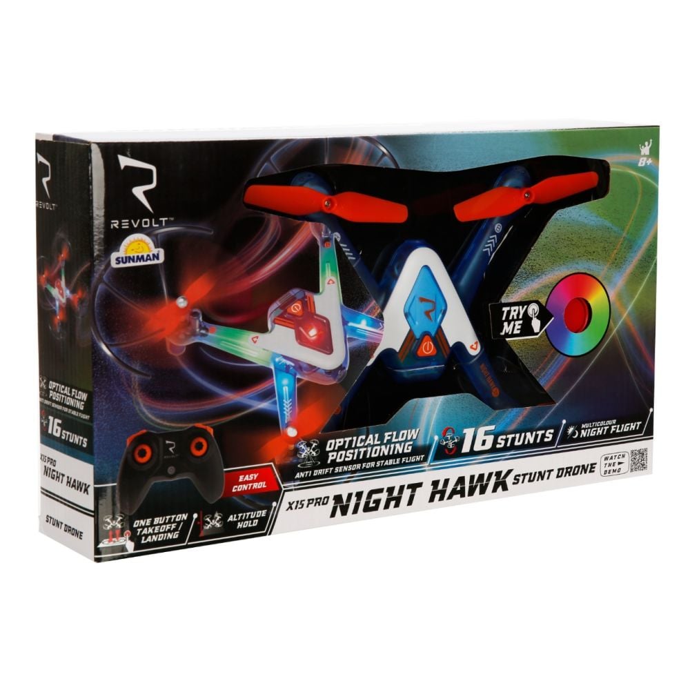 Drona cu telecomanda, Revolt, Night Hawk Stunt, X15 Pro