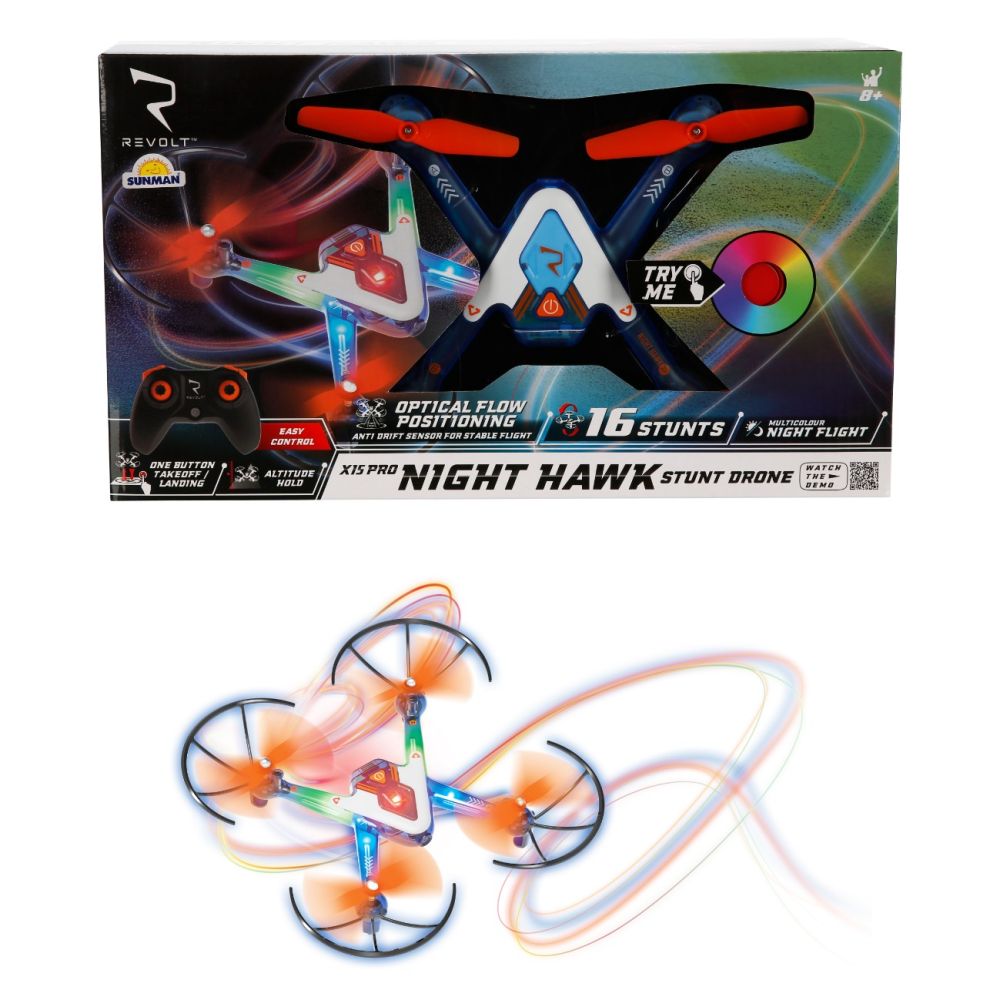 Drona cu telecomanda, Revolt, Night Hawk Stunt, X15 Pro