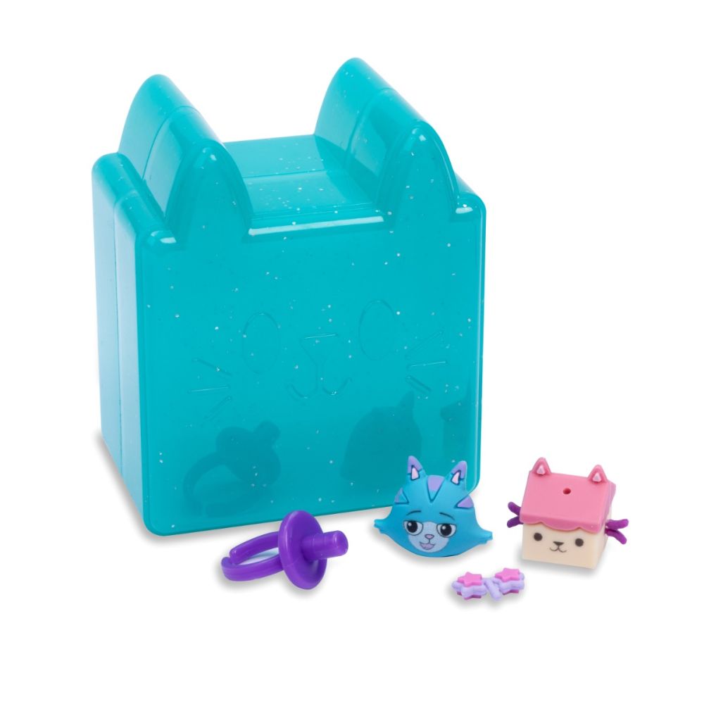Set inel cu figurina surpriza, Gabbys Dollhouse, Turcoaz