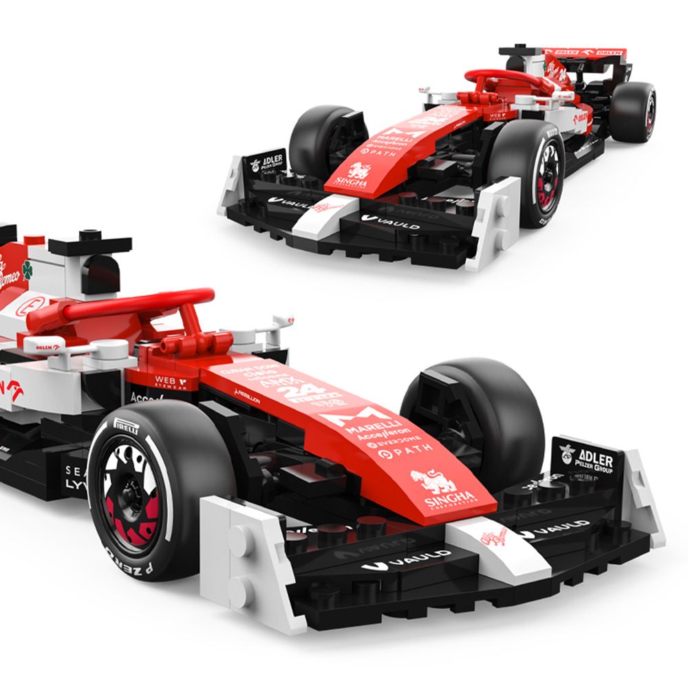Set constructie masinuta, Rastar, Alfa Romeo, F1 C42, 1:24, 340 piese