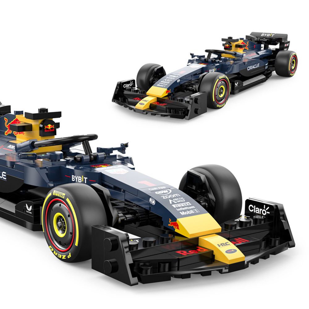 Set constructie masinuta, Rastar, Oracle Red Bull RB19, 1:24, 333 piese