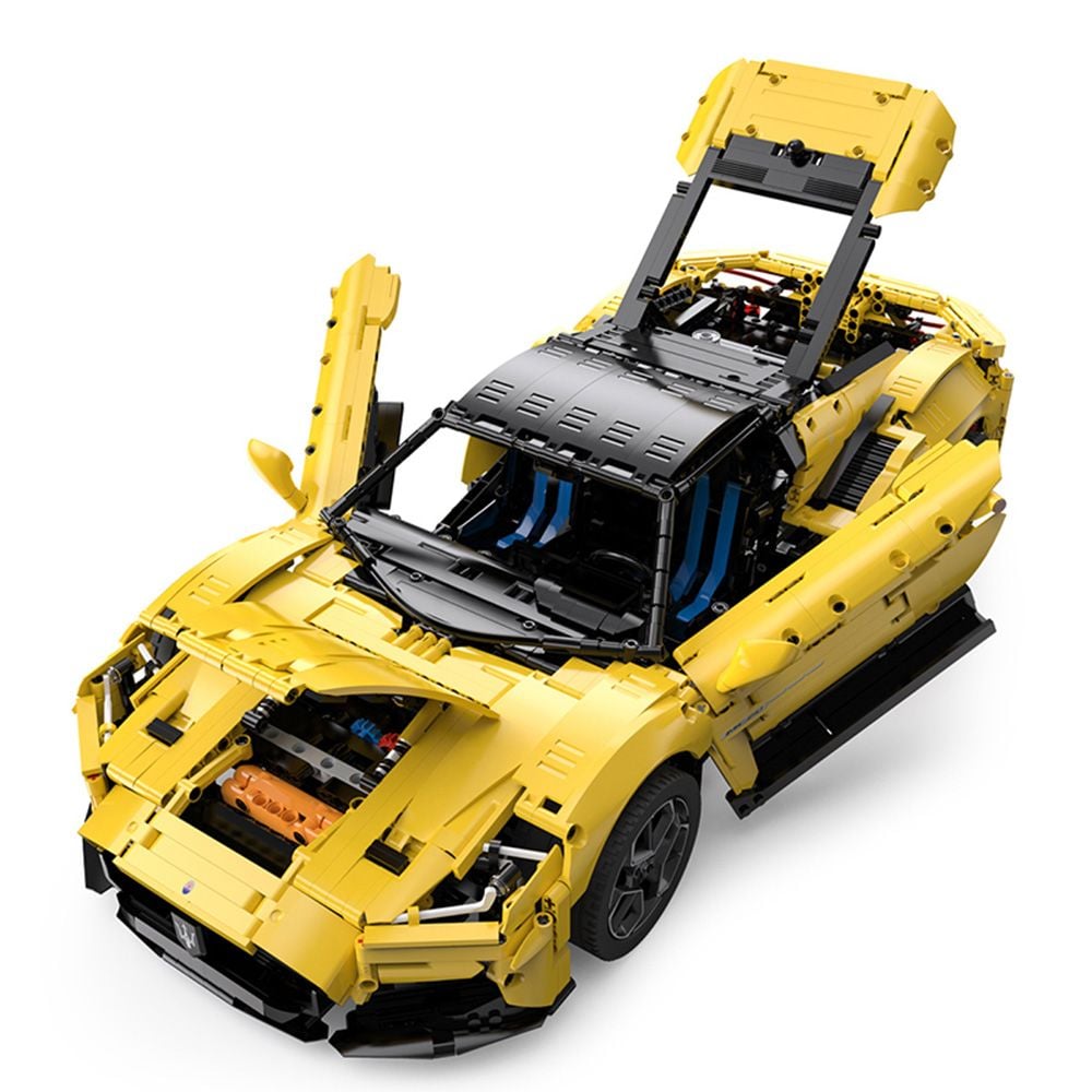 Set constructie masinuta cu telecomanda, Rastar, Maserati Mc20, 1:8, 3466 piese