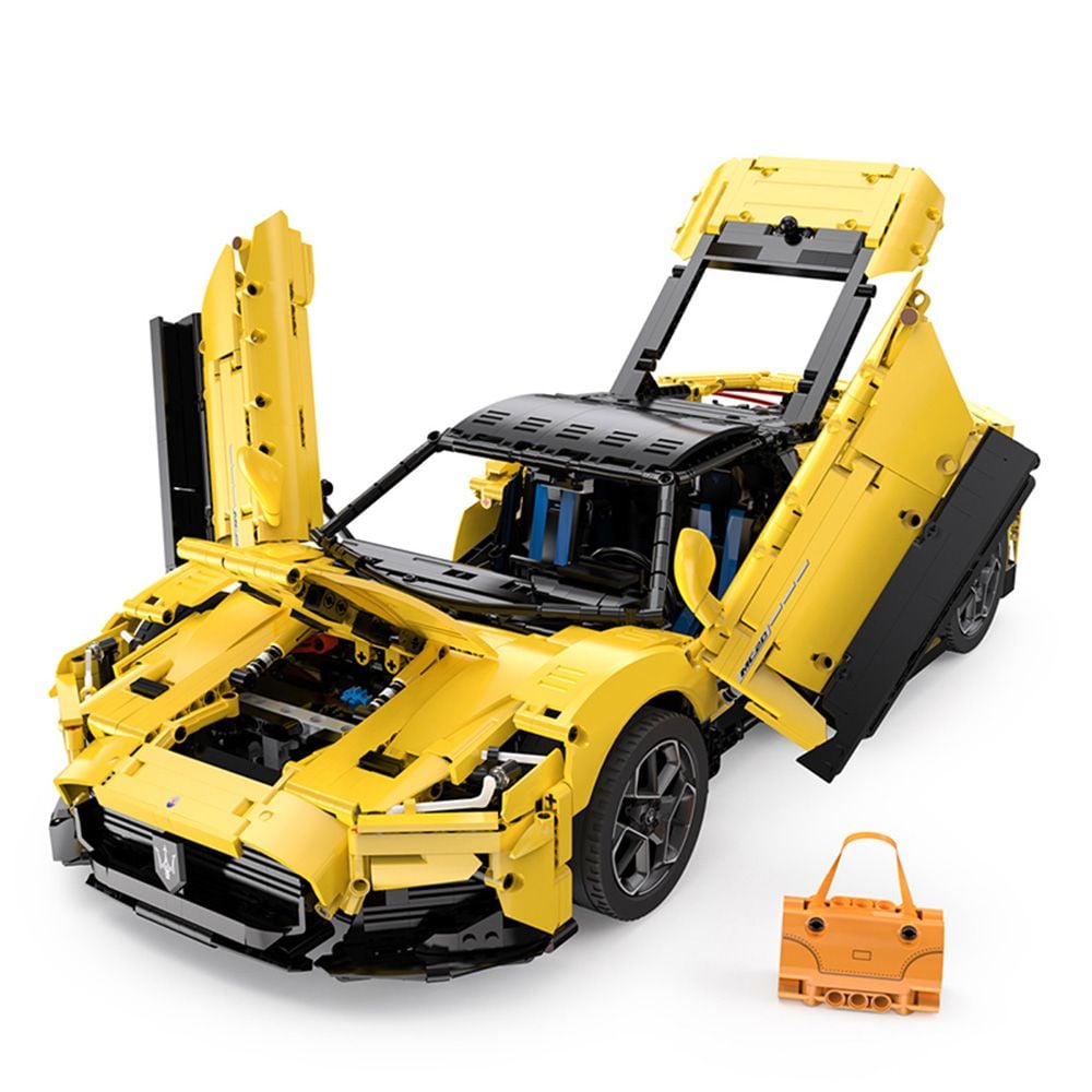 Set constructie masinuta cu telecomanda, Rastar, Maserati Mc20, 1:8, 3466 piese