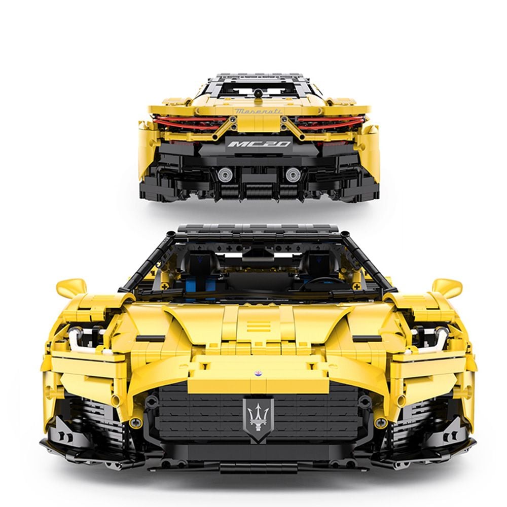 Set constructie masinuta cu telecomanda, Rastar, Maserati Mc20, 1:8, 3466 piese