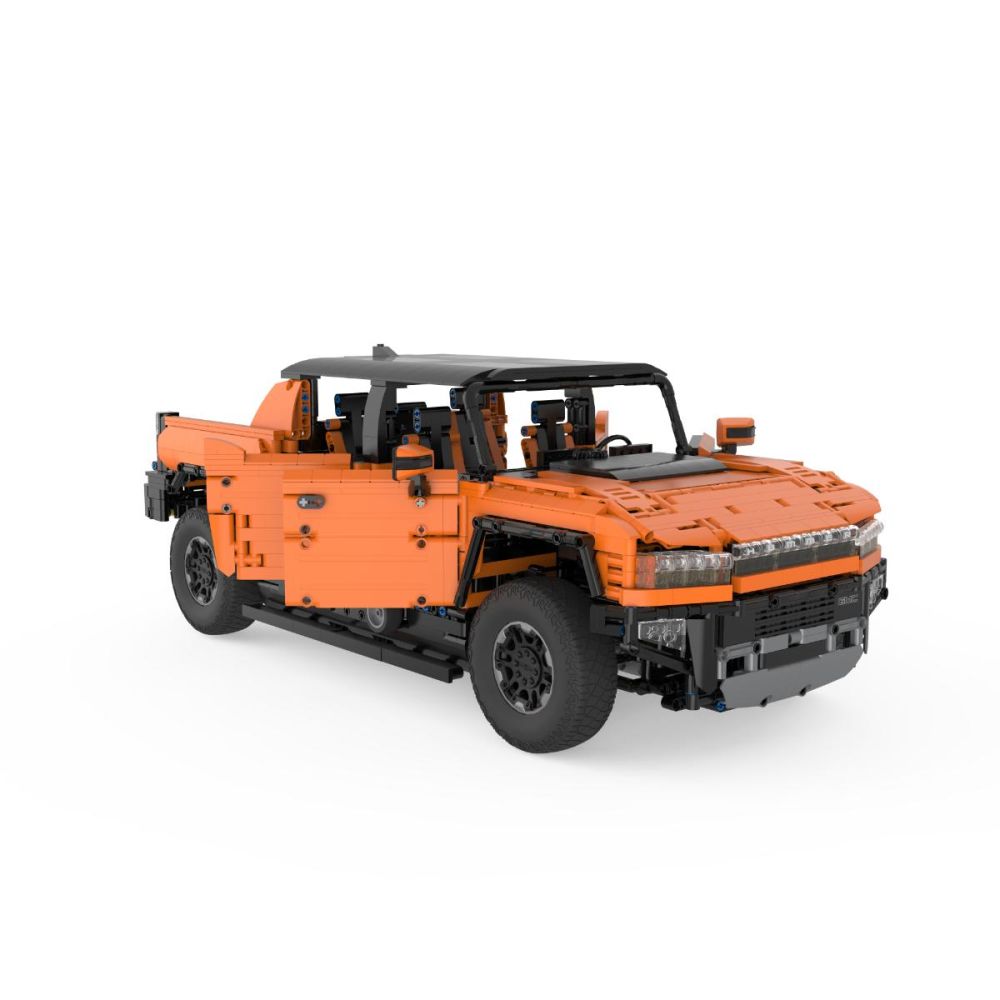 Set constructie masinuta cu telecomanda, Rastar, Hummer Ev, 1:10, 3851 piese