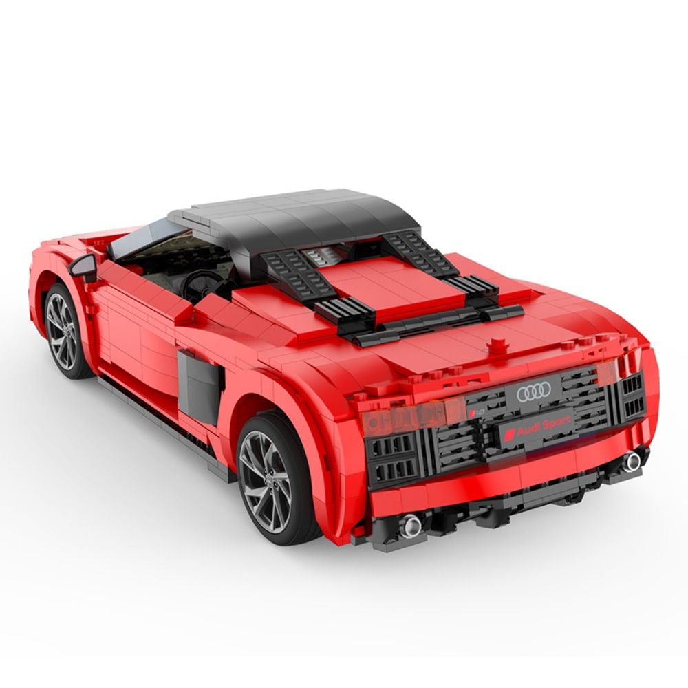 Set constructie masinuta, Rastar, Audi R8 Spyder, 1:14, 1024 piese