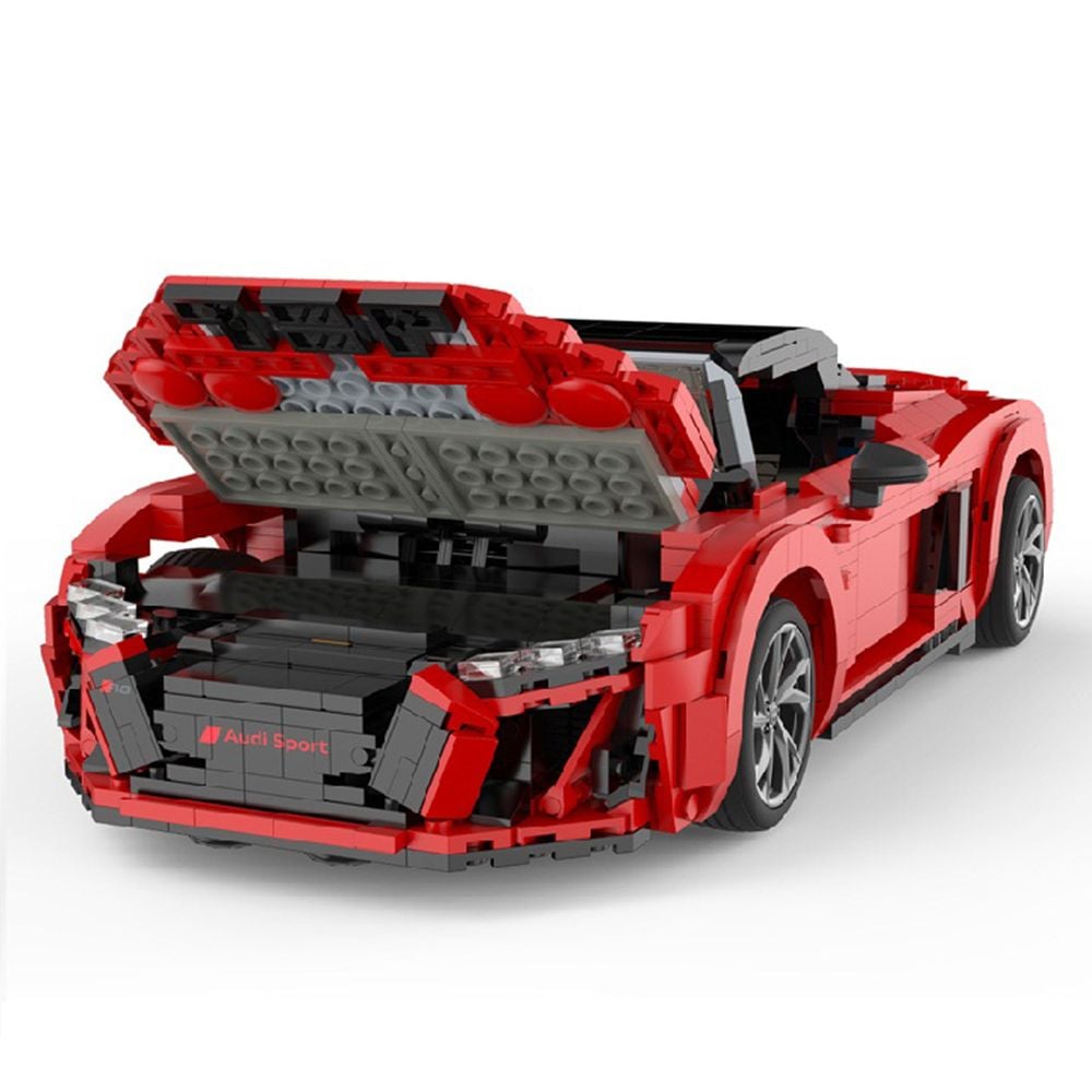 Set constructie masinuta, Rastar, Audi R8 Spyder, 1:14, 1024 piese