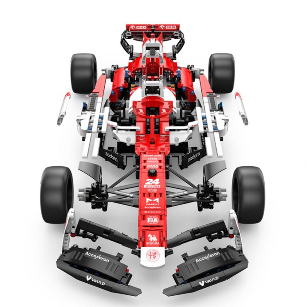 Set constructie masinuta cu telecomanda, Rastar, Alfa Romeo, F1 C42, 1:8, 2261 piese
