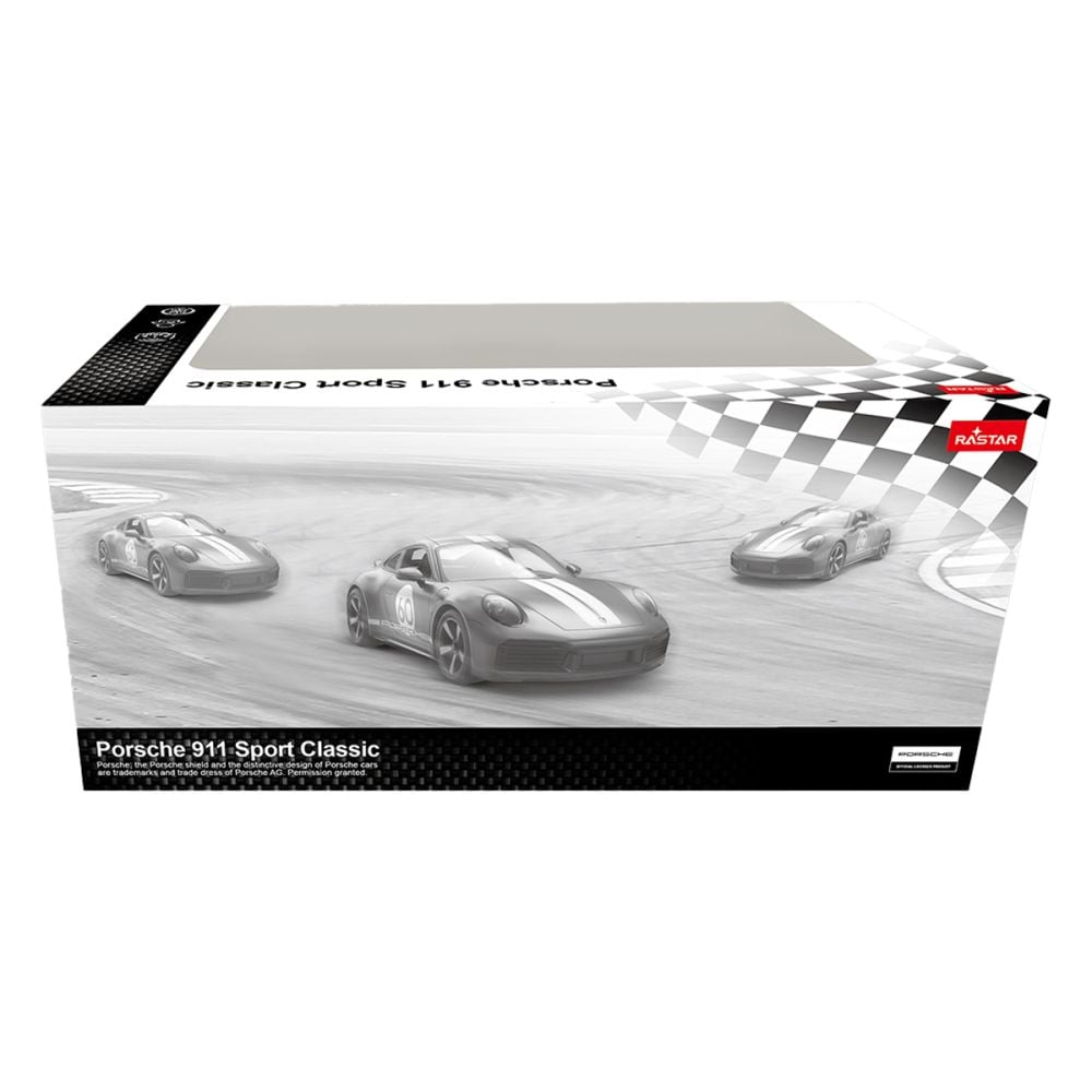 Masinuta cu telecomanda, Rastar, Porsche 911 Sport, 1:16, Gri