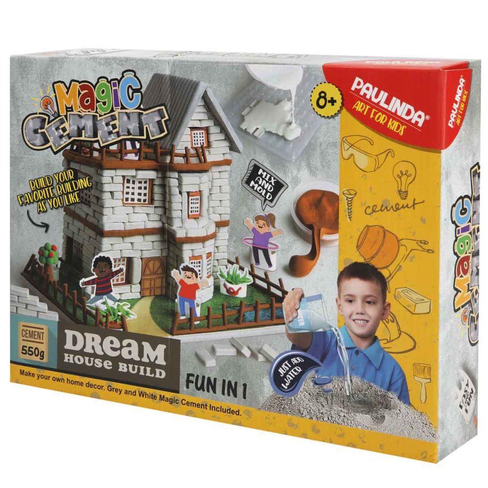 Set de creatie, Paulinda, Magic Ciment, Construieste-ti casa visurilor