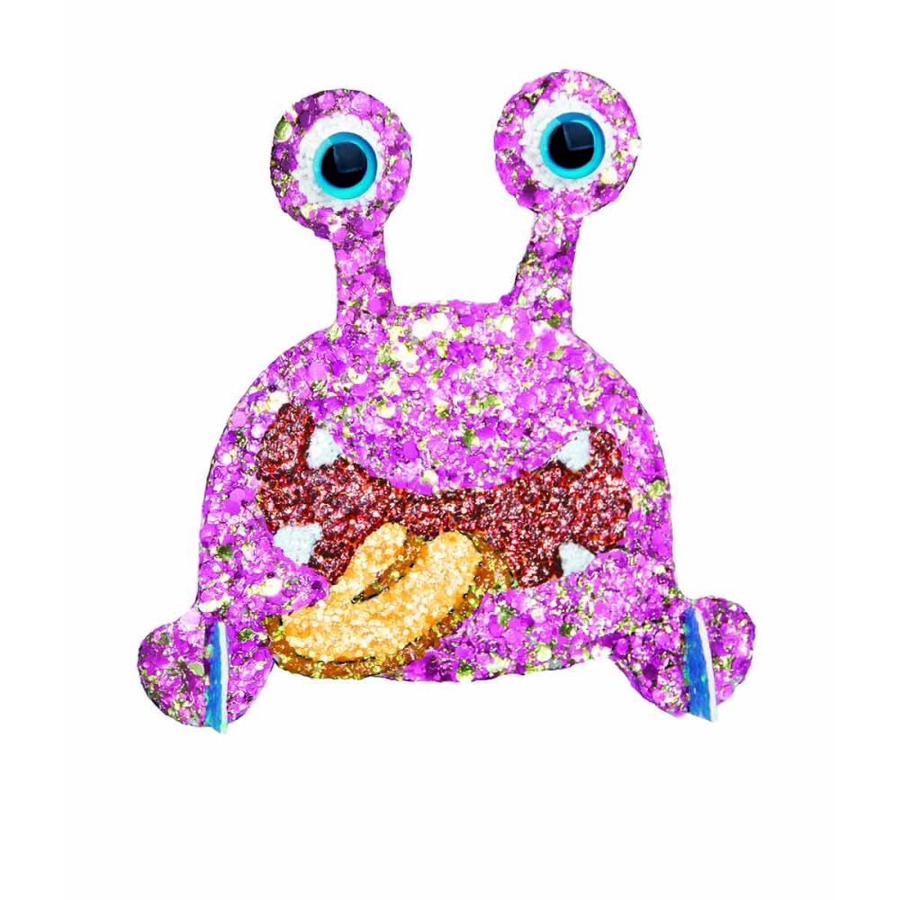 Set de creatie cu sclipici Paulinda, Magic Glitter 2 in 1, 3D Fun