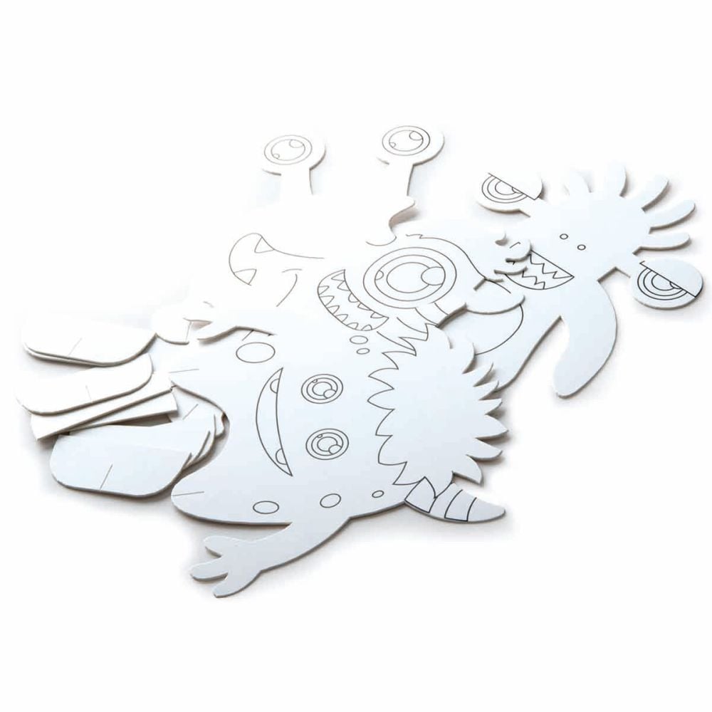 Set de creatie cu sclipici Paulinda, Magic Glitter 2 in 1, 3D Fun