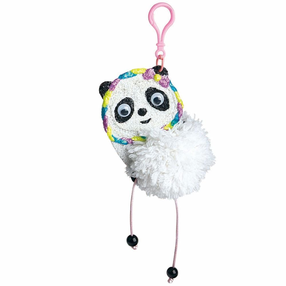 Set de creatie cu sclipici Paulinda, Magic Glitter 2 in 1, Breloc Diy
