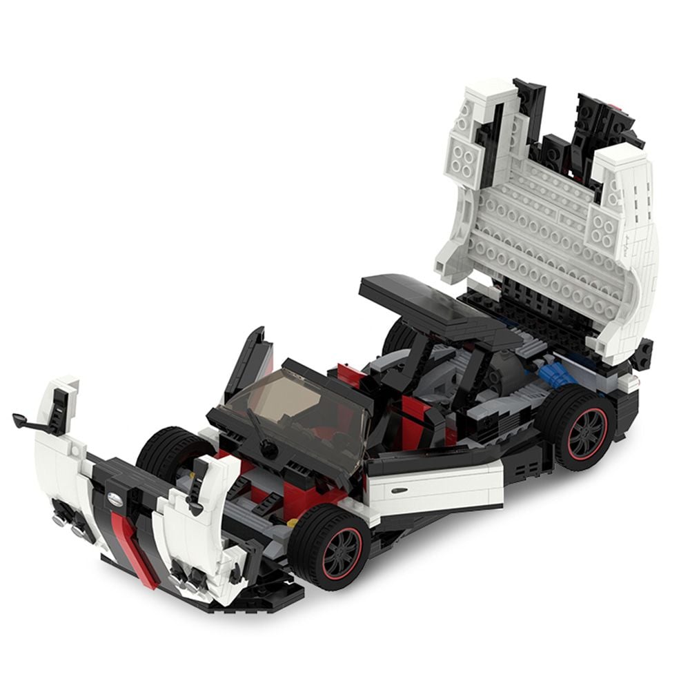 Set constructie masinuta, Rastar, Pagani Zonda Cinque, 1:16, 1024 piese