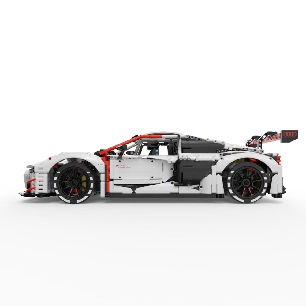Set constructie masinuta cu telecomanda, Rastar, Audi R8 GT3, 1:8