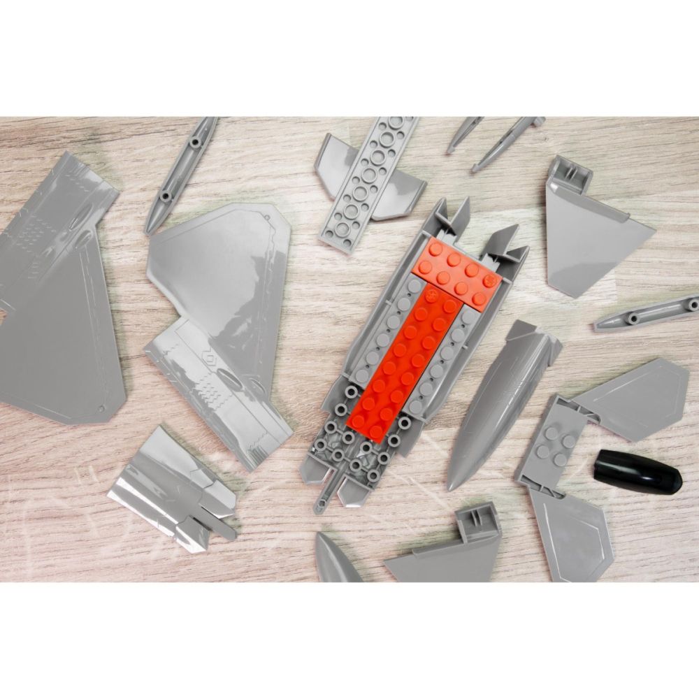Set de constructie, Airfix Quickbuild, F22 Raptor, 24 piese