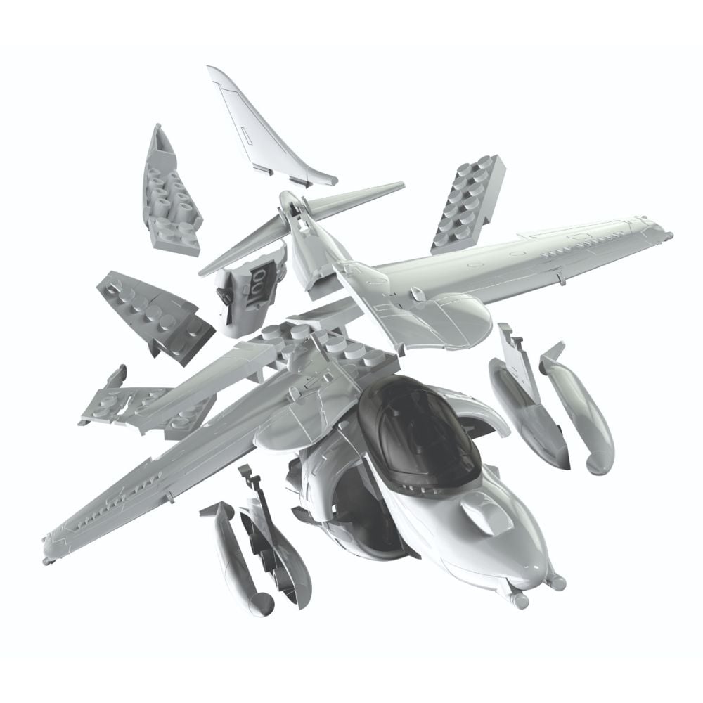 Set de constructie, Airfix Quickbuild, Harrier, 27 piese
