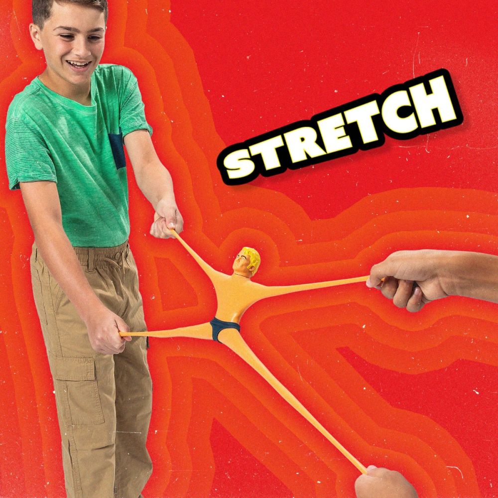 Figurina flexibila, Stretch Armstrong Retro Super Stretchy, 25 cm