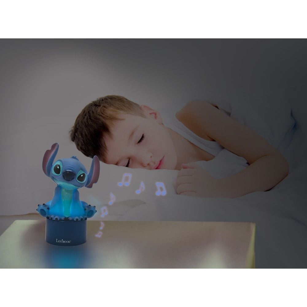 Lampa de veghe cu difuzor, Lexibook, Disney Stitch