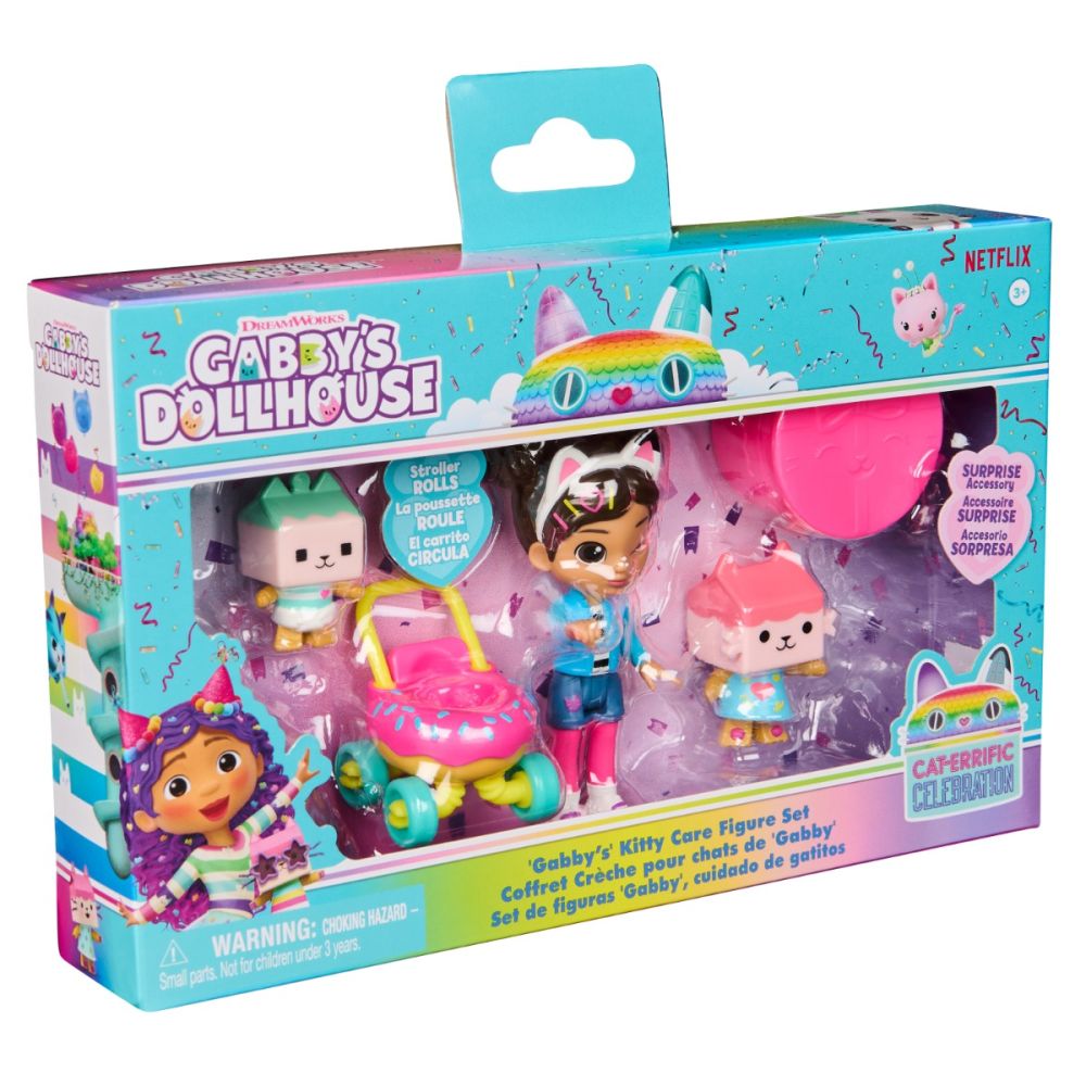 Set de joaca cu figurine, Gabbys Dollhouse, Kitty Care, 6069425
