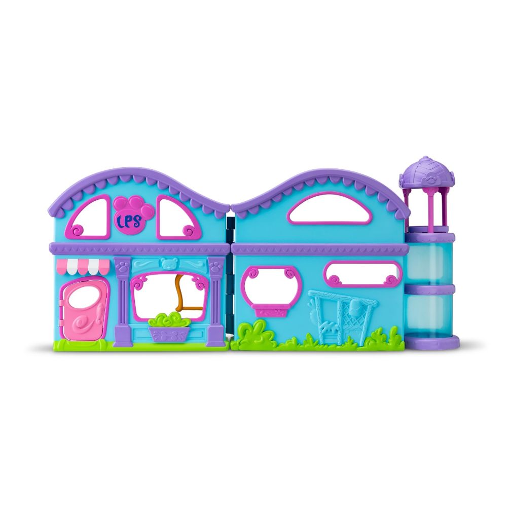 Set de joaca cu 2 figurine, Littlest Pet Shop, 20 accesorii