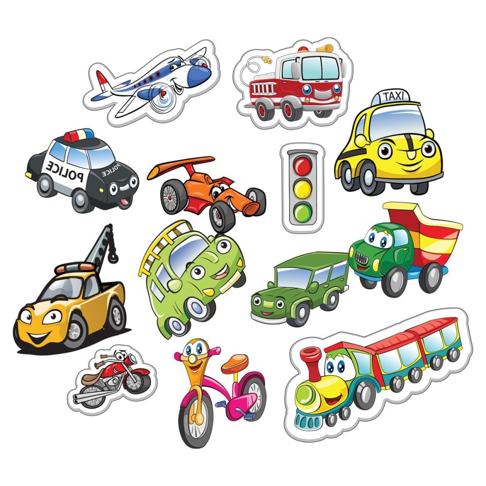 Joc educativ Smile Games, Vehicule magnetice