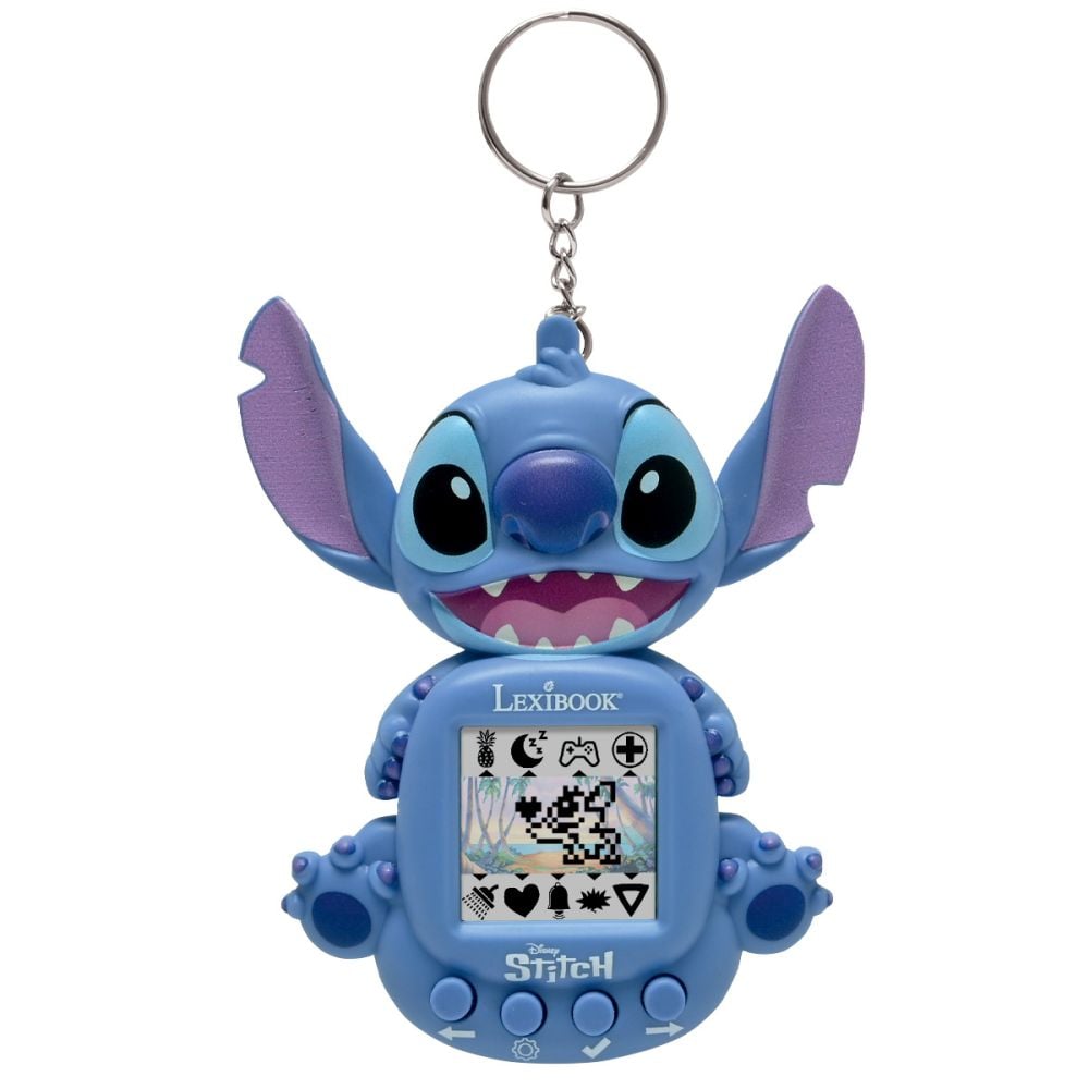 Mini consola cu 3 jocuri, Lexibook, Disney Stitch, My Best-E