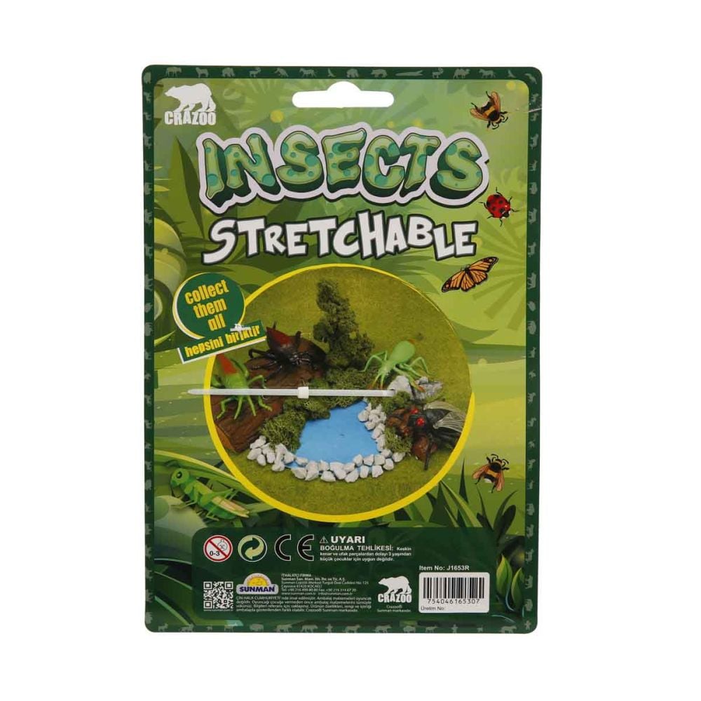 Figurina flexibila, Crazoo, Insecte