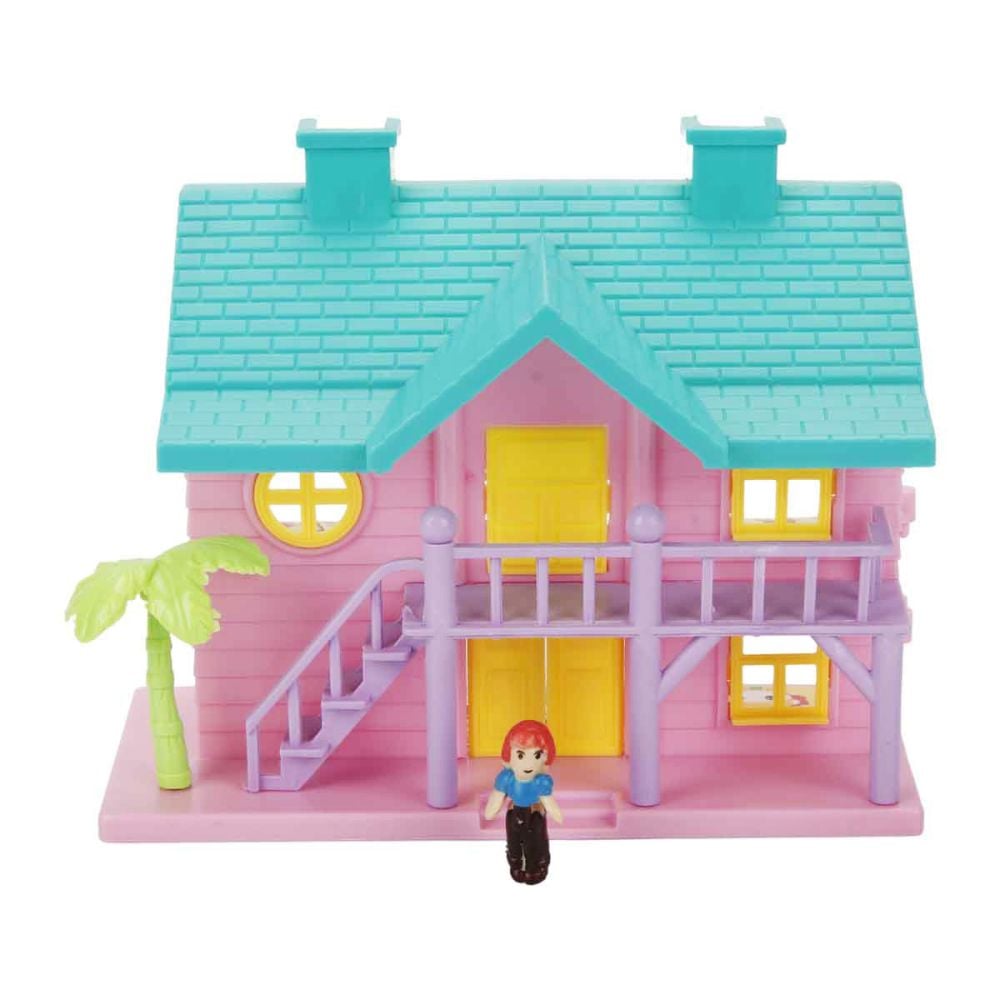 Set de joaca, Hommy, Casa cu 2 etaje, Albastru
