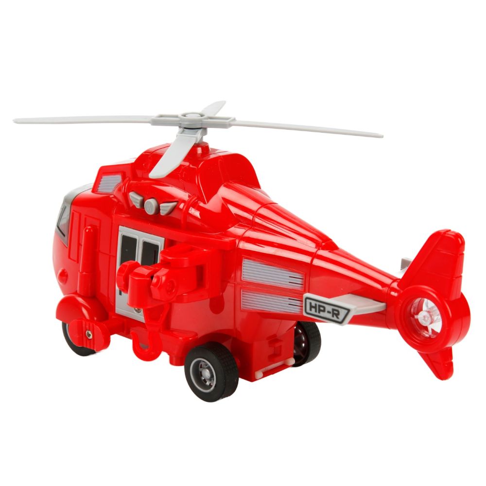 Elicopter de salvare cu sunete si lumini, Cool Machines, Rosu, 1:20