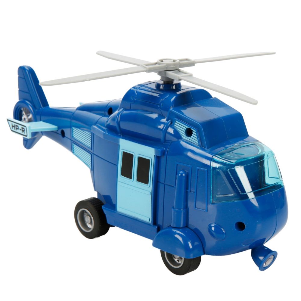 Elicopter de salvare cu sunete si lumini, Cool Machines, Albastru, 1:20