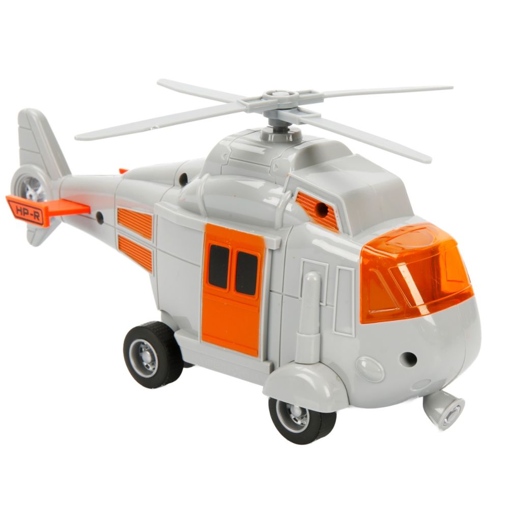 Elicopter de salvare cu sunete si lumini, Cool Machines, Gri, 1:20
