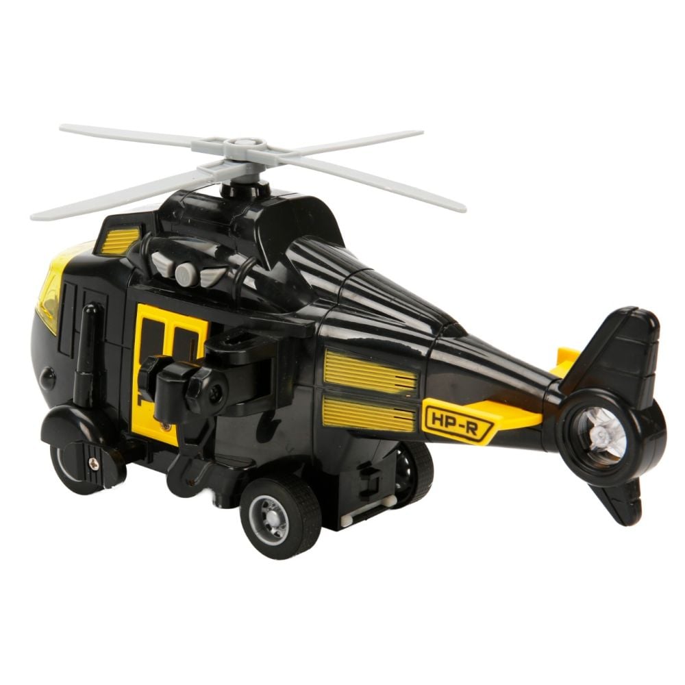 Elicopter de salvare cu sunete si lumini, Cool Machines, Negru, 1:20