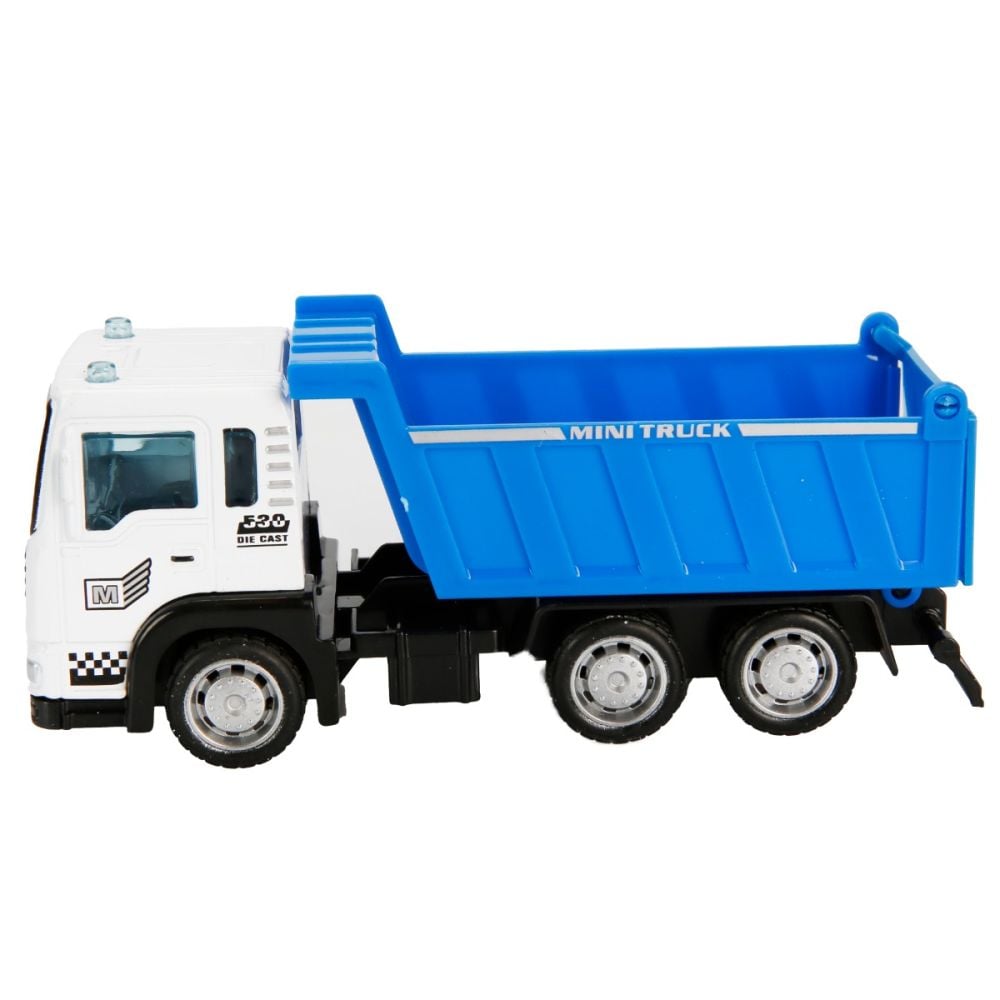 Set 3 vehicule de constructie, Maxx Wheels, Albastru
