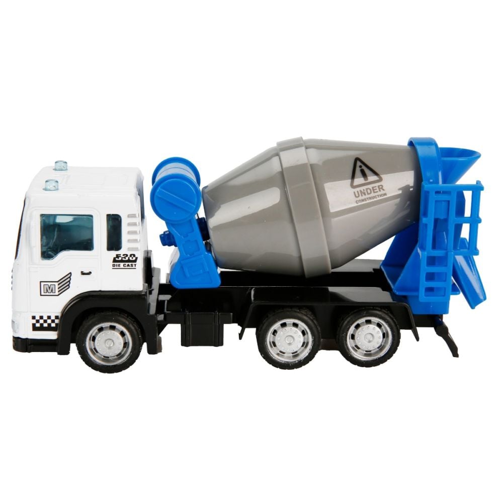Set 3 vehicule de constructie, Maxx Wheels, Albastru