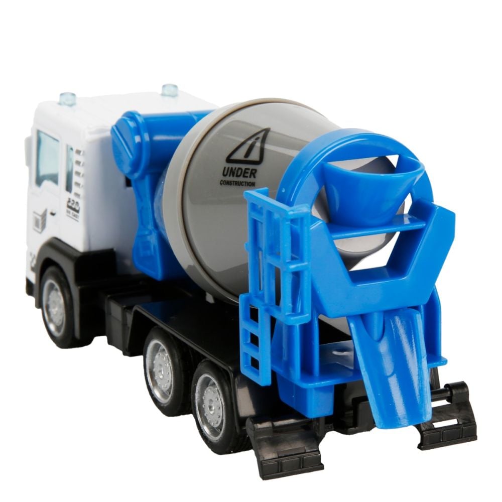 Set 3 vehicule de constructie, Maxx Wheels, Albastru