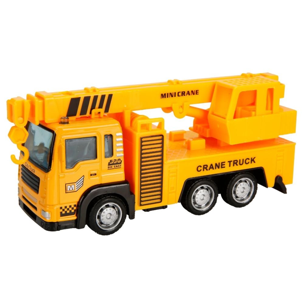Set 3 vehicule de constructie, Maxx Wheels, Galben