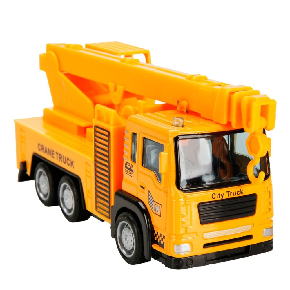 Set 3 vehicule de constructie, Maxx Wheels, Galben