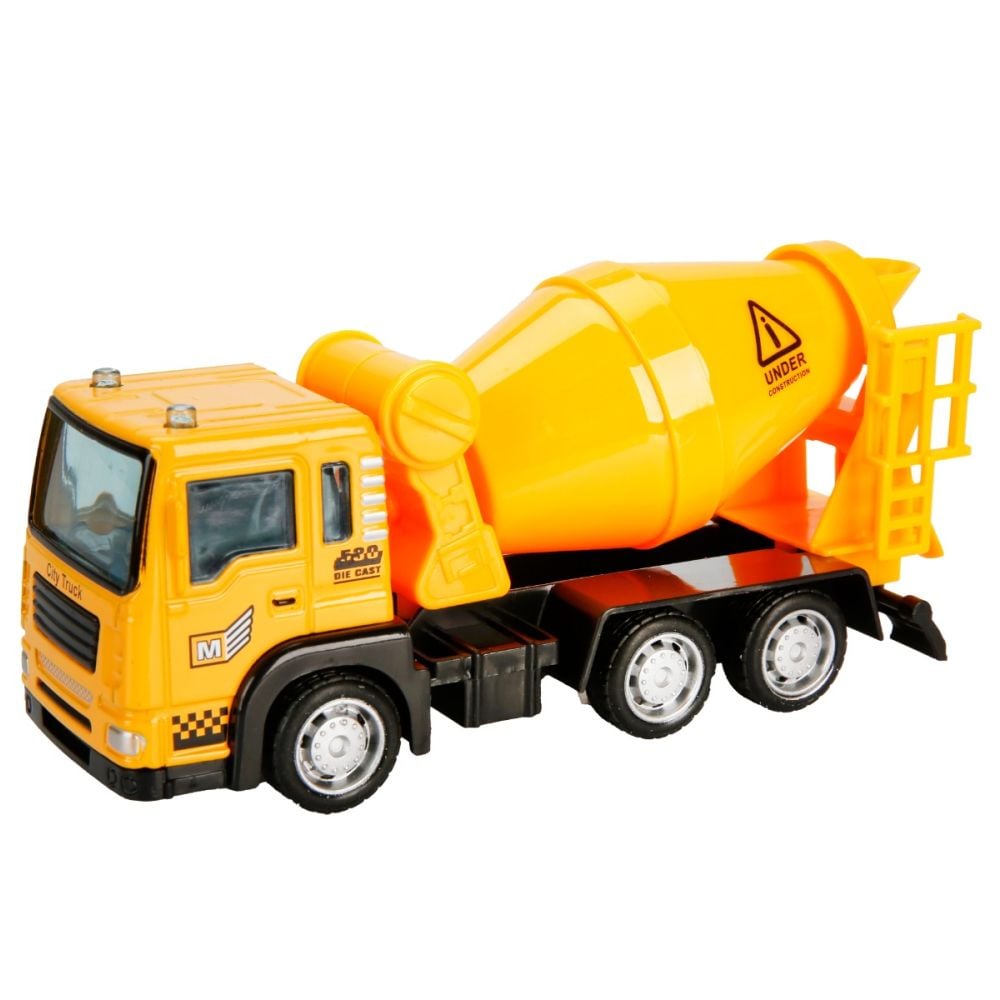 Set 3 vehicule de constructie, Maxx Wheels, Galben