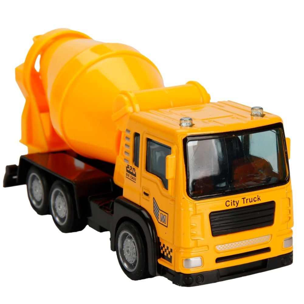 Set 3 vehicule de constructie, Maxx Wheels, Galben